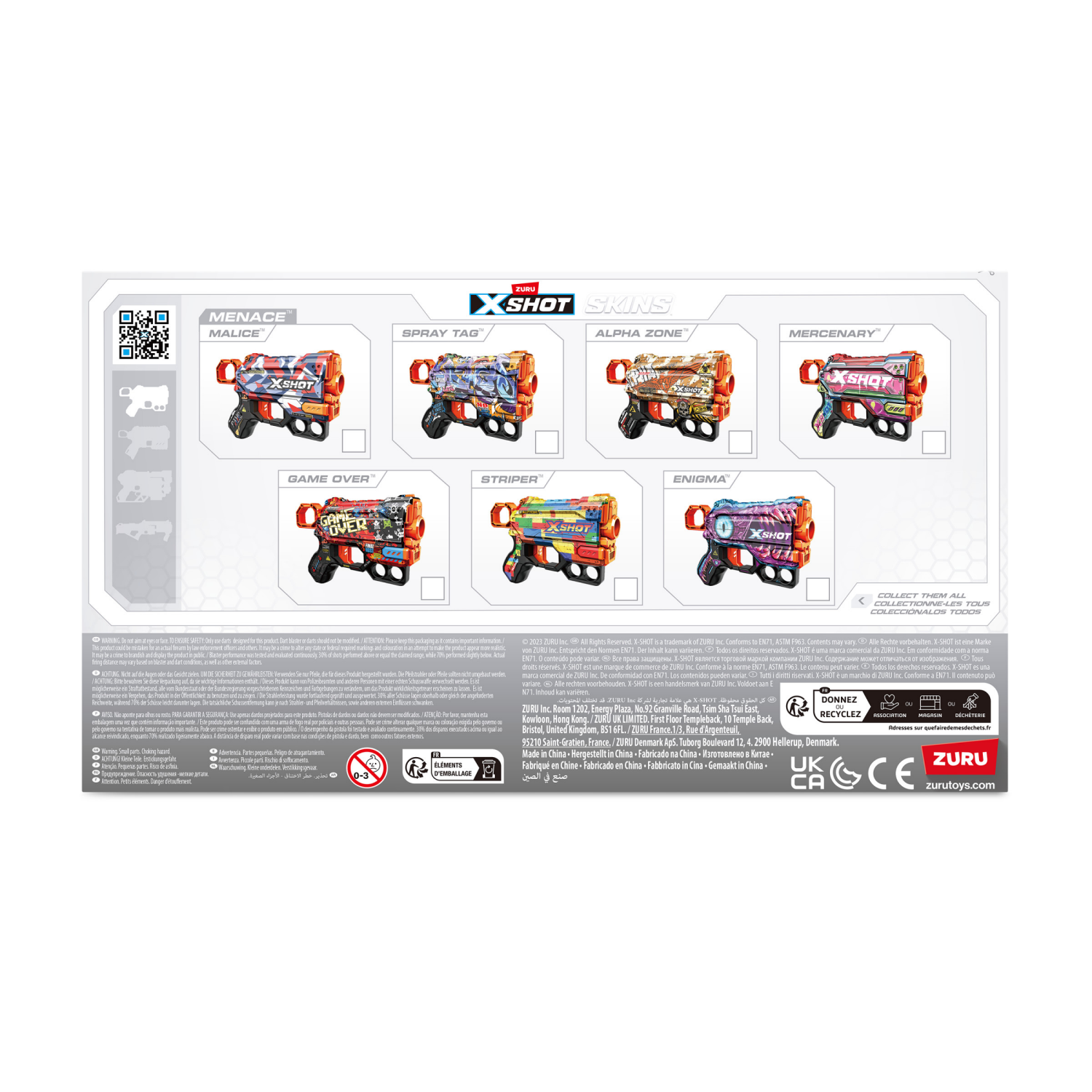 slide 4 of 8, X-Shot Skins Menace Toy 1 ea, 1 ct