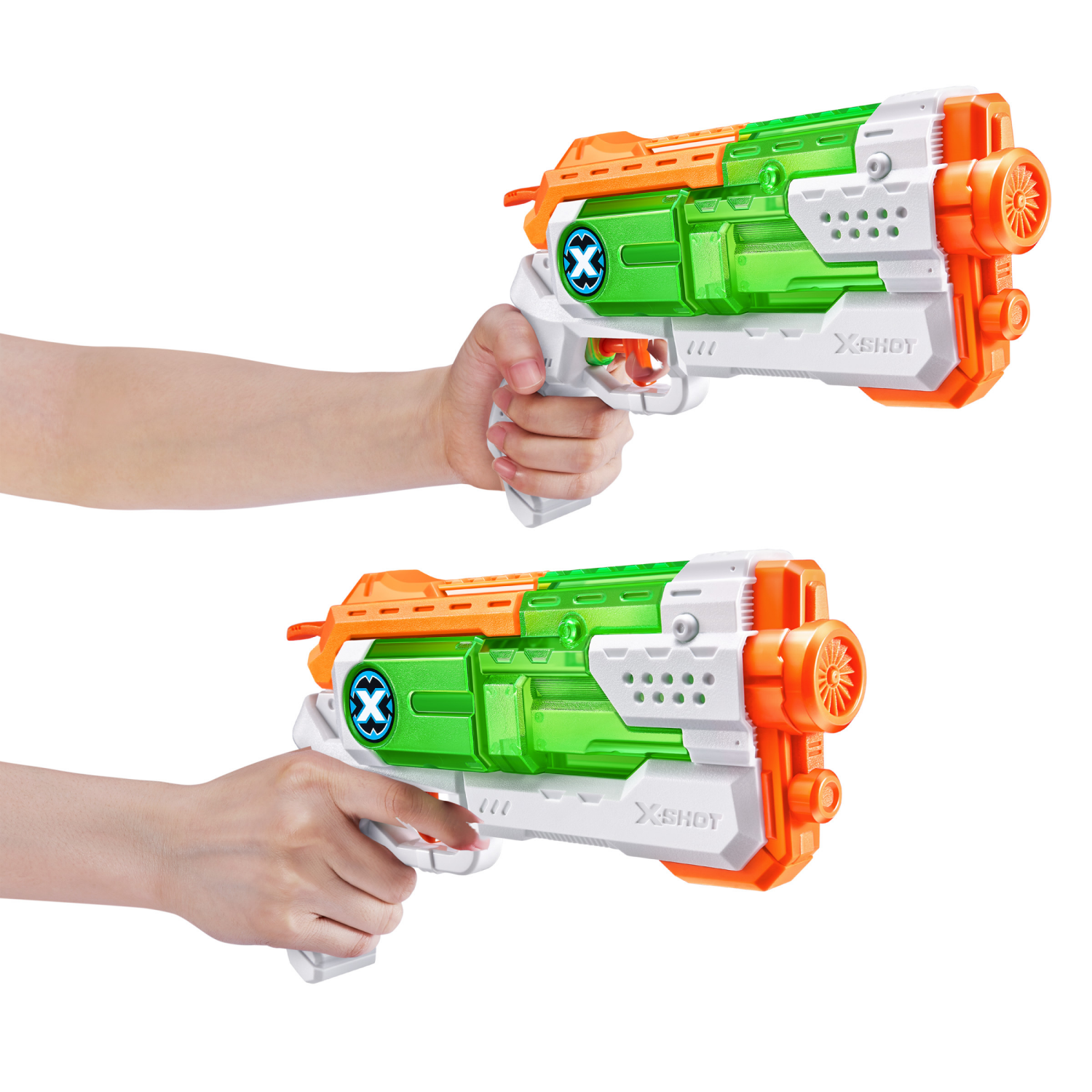 slide 3 of 8, X-Shot Water Fast-Fill Micro Water Blaster Toy 2pk by ZURU - S, 2 ct