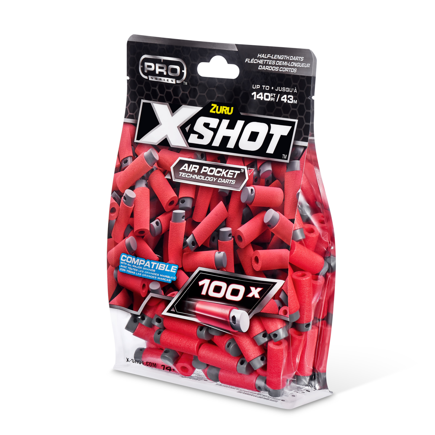 slide 2 of 8, Zuru XSHOT Pro Series Dart Refills, 100 ct