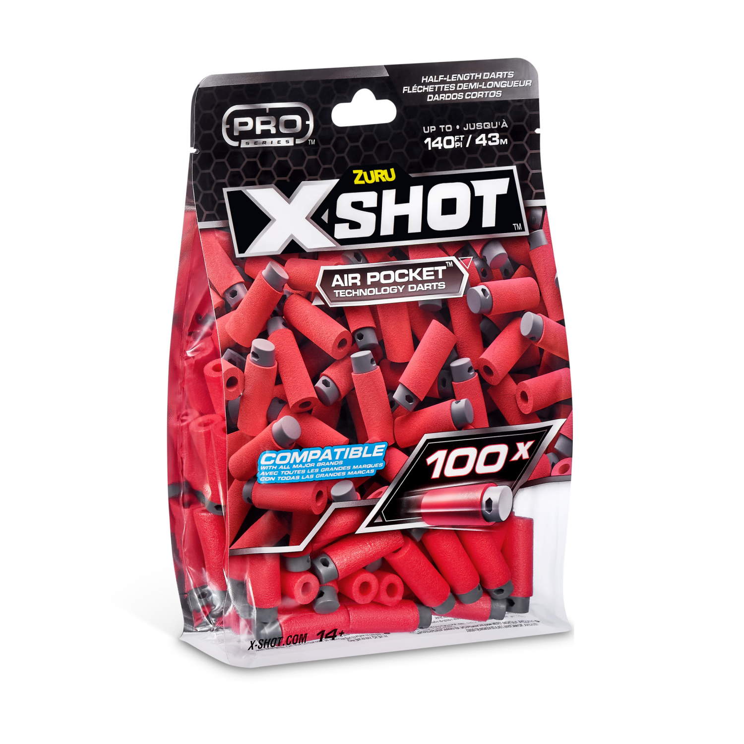 slide 5 of 8, Zuru XSHOT Pro Series Dart Refills, 100 ct