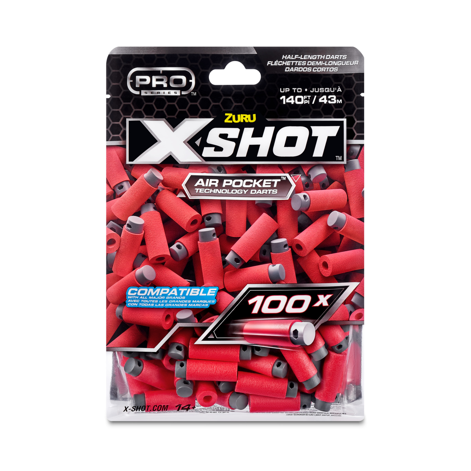 slide 8 of 8, Zuru XSHOT Pro Series Dart Refills, 100 ct