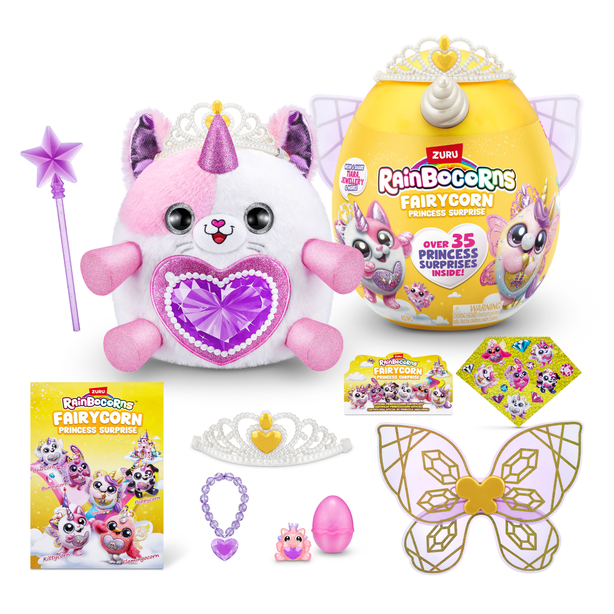 slide 1 of 5, Rainbocorns Fairycorn Princess Surprise Plush by ZURU, 1 ct