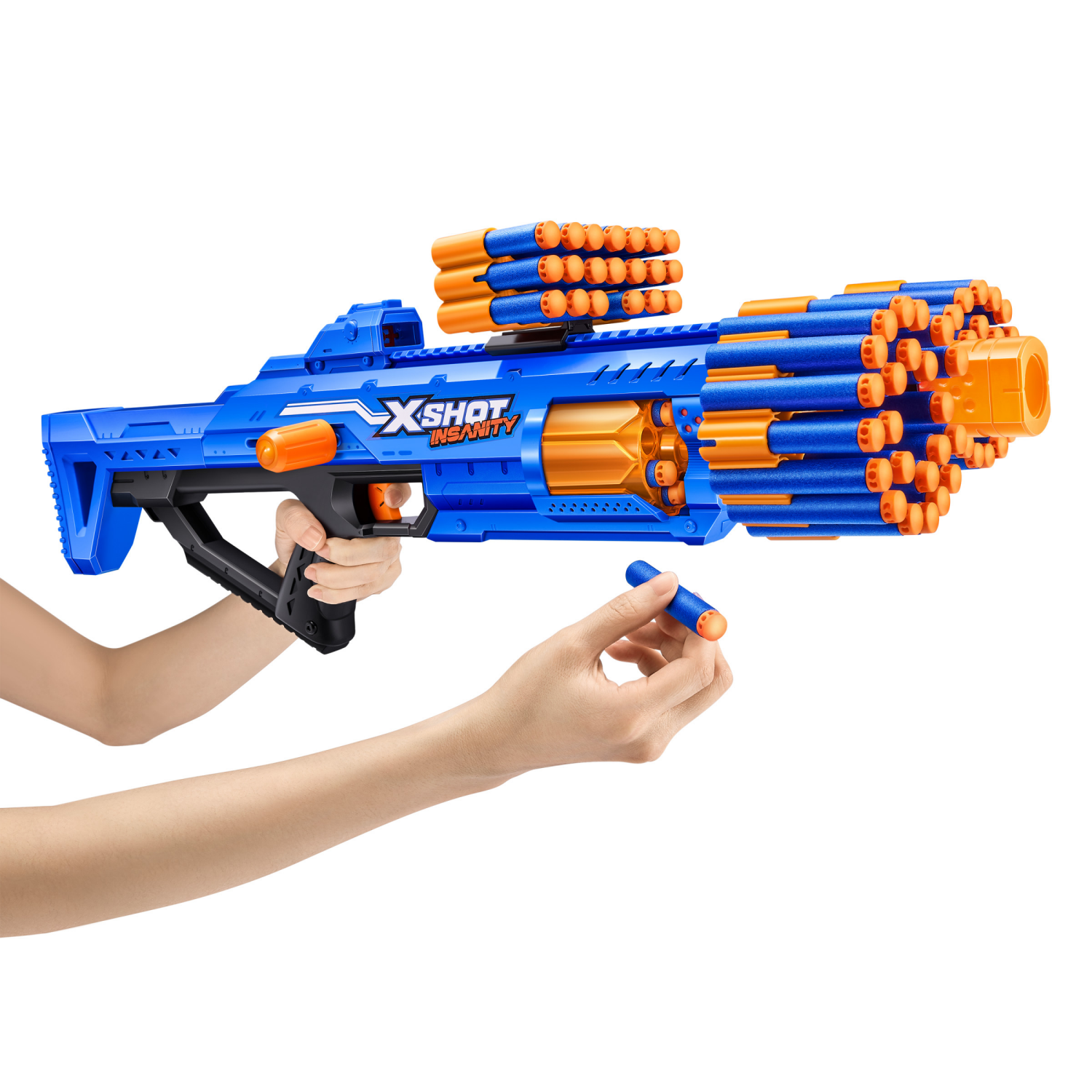 slide 5 of 8, X-Shot Zuru X-Shot Insanity Berzerko Foam Blaster with 48 Darts, 1 ct