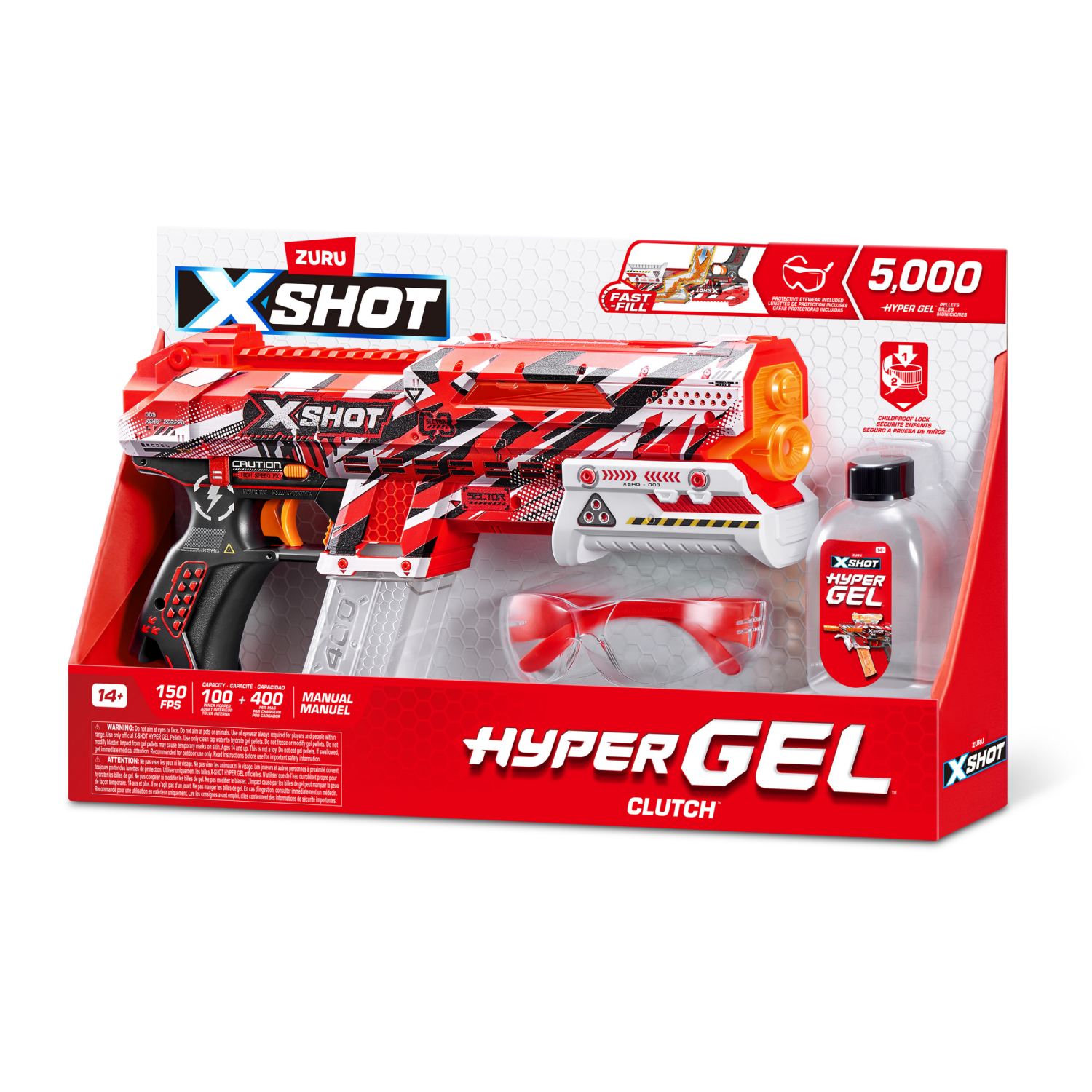 slide 8 of 8, X-Shot Hyper Gel Small Blaster, 1 ct