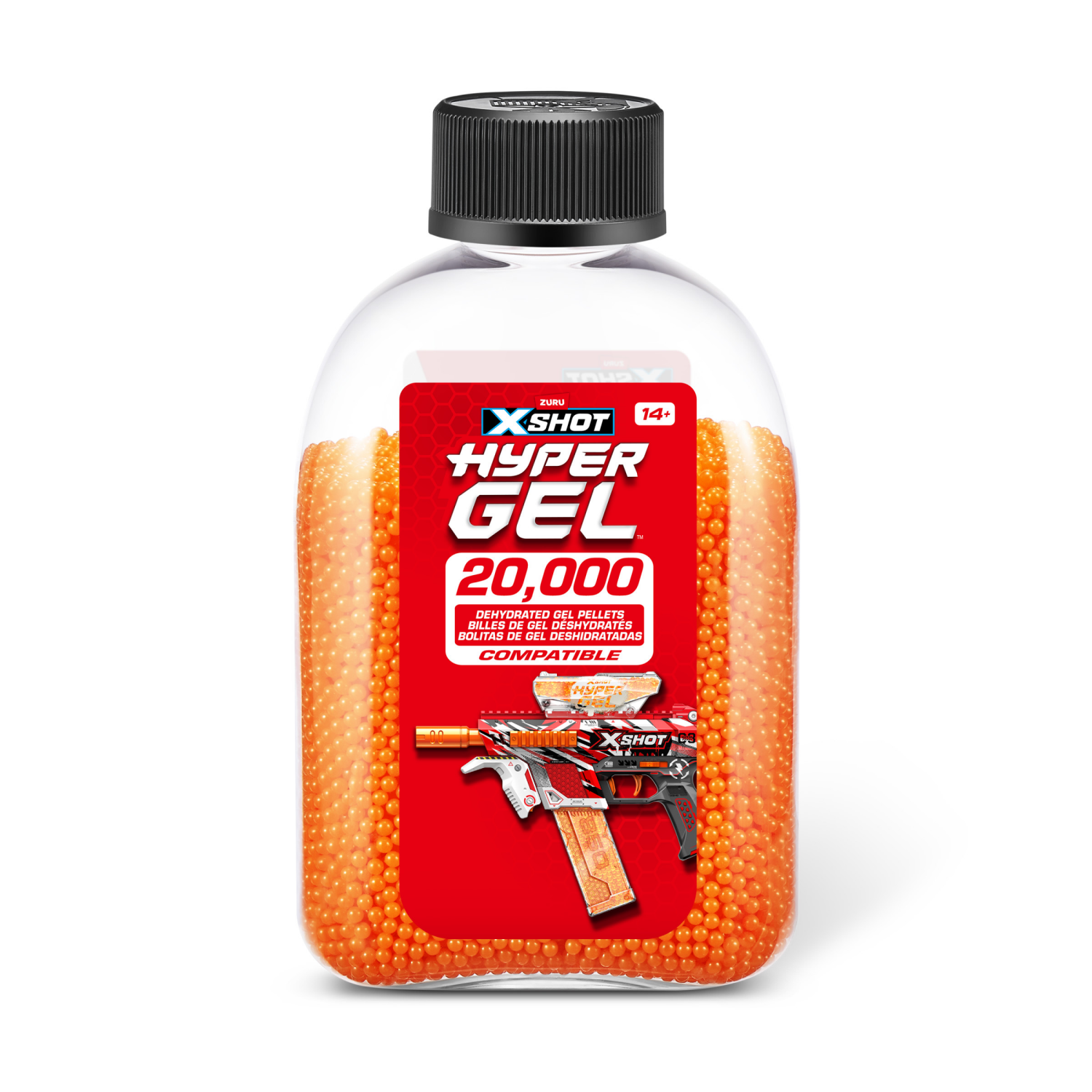 slide 5 of 8, Zuru X-Shot Hyper Gel Dehydrated Gel Pellets Refill, 20000 ct