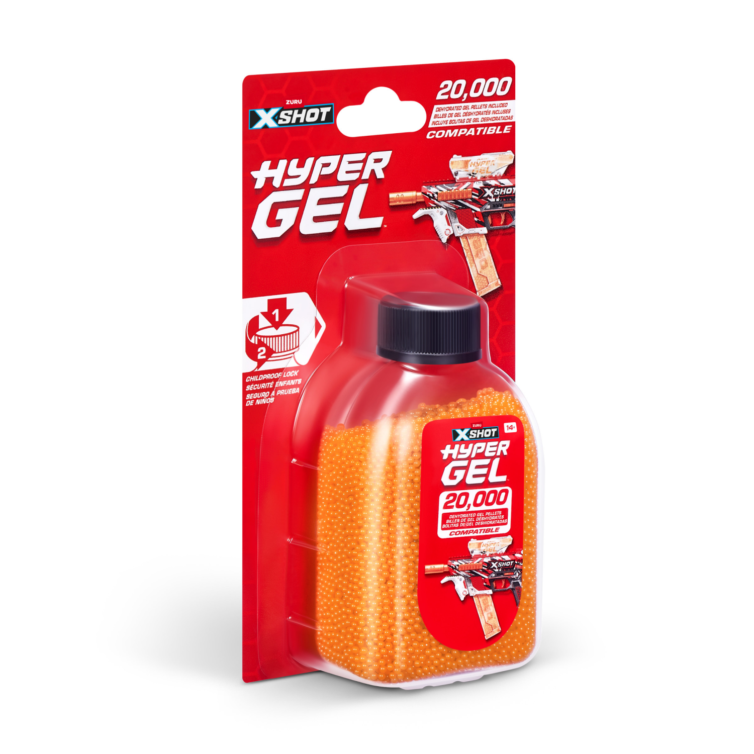 slide 8 of 8, Zuru X-Shot Hyper Gel Dehydrated Gel Pellets Refill, 20000 ct