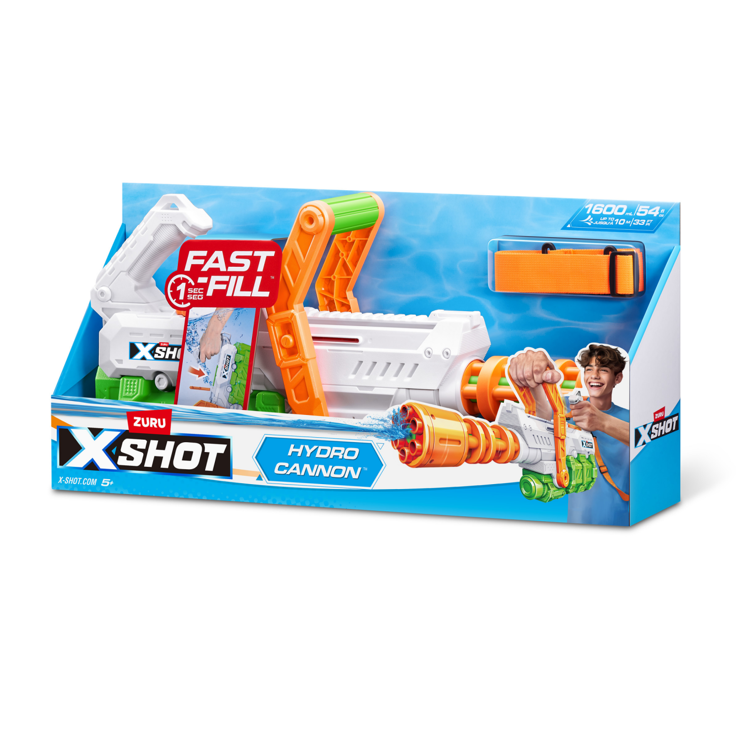 slide 4 of 8, X-Shot Water Fast Fill Gatlin Blaster, 1 ct