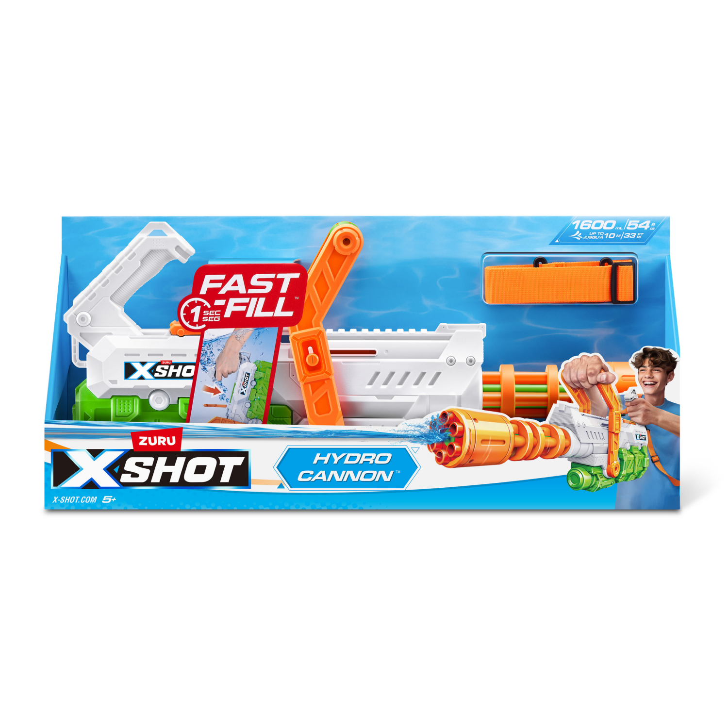 slide 7 of 8, X-Shot Water Fast Fill Gatlin Blaster, 1 ct