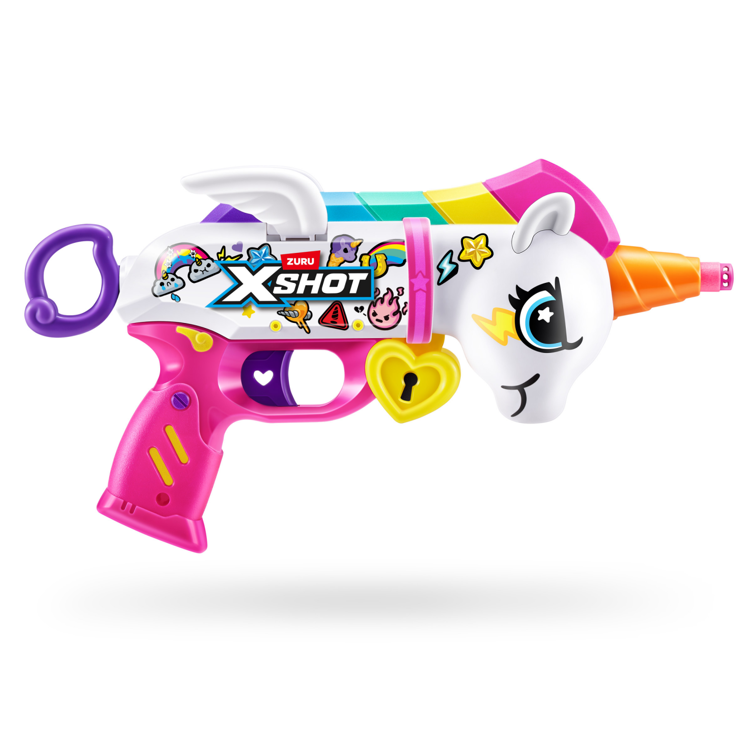 slide 3 of 7, X-Shot Blastercorn Heartbreaker Blaster with 16 Darts, 1 ct