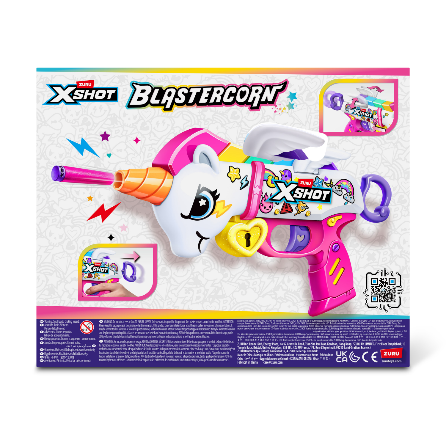 slide 4 of 7, X-Shot Blastercorn Heartbreaker Blaster with 16 Darts, 1 ct