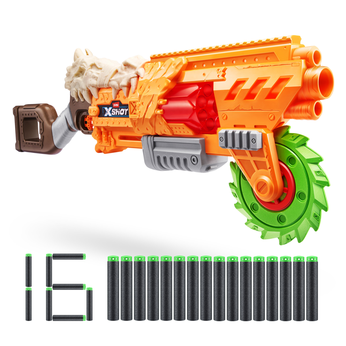 slide 1 of 5, X-Shot Horror Fire Doomsday Blaster with 16 Darts, 1 ct