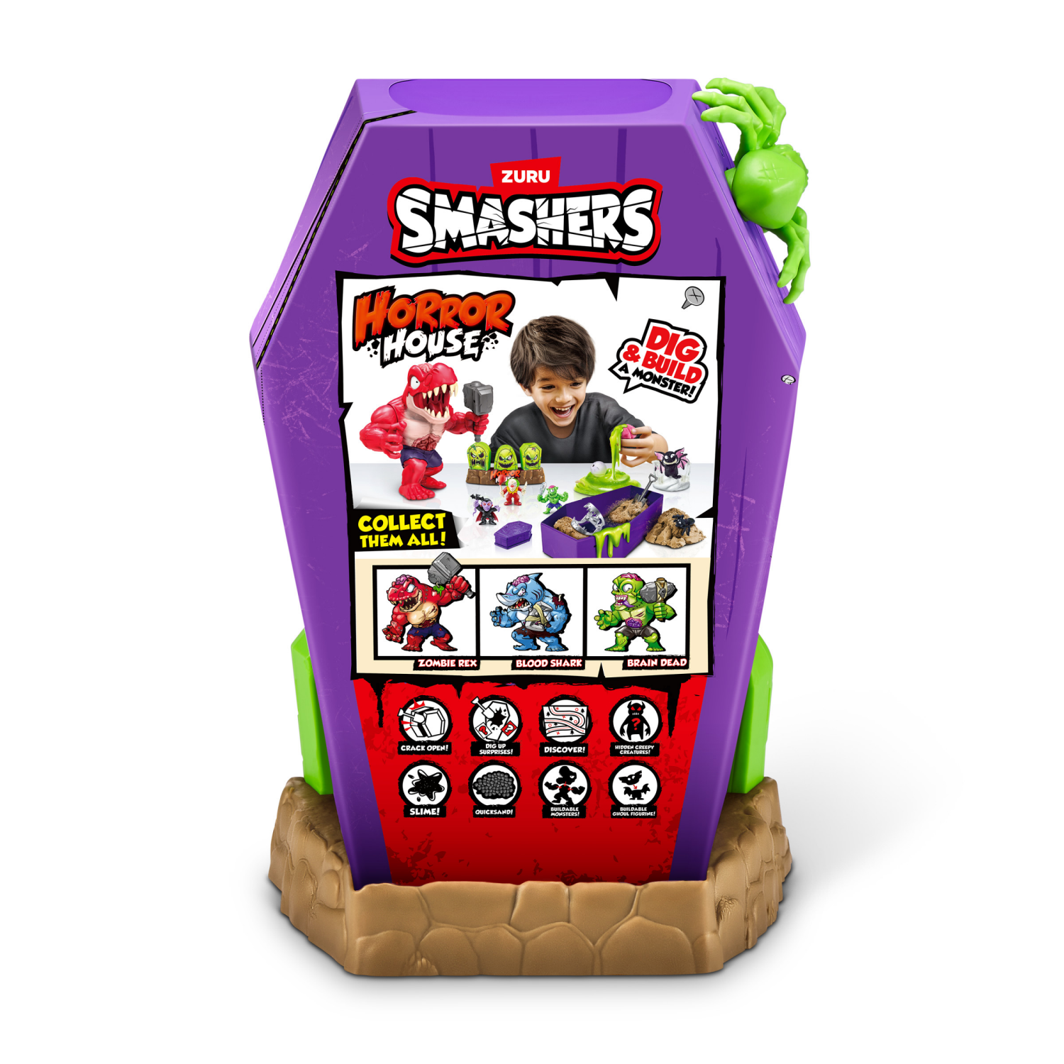 slide 4 of 8, Smashers Mega Horror House Mini Figure Set, 1 ct