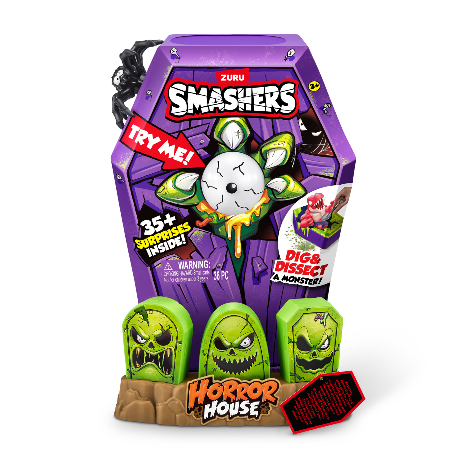 slide 8 of 8, Smashers Mega Horror House Mini Figure Set, 1 ct