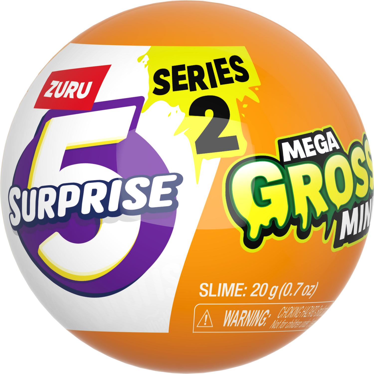 slide 1 of 1, 5 Surprise Mega Gross Slime Minis 0.7 oz, 1 ct