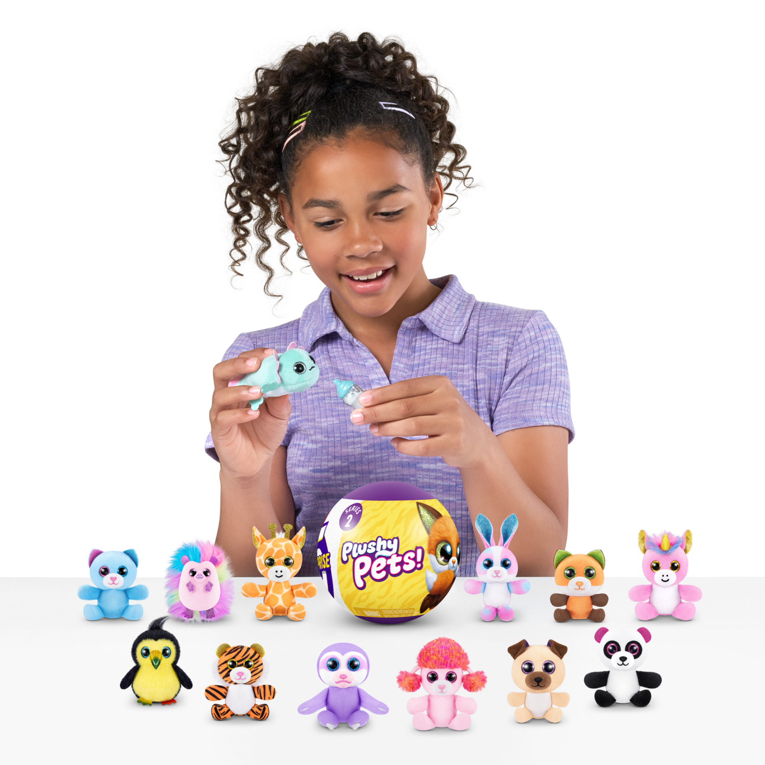 slide 2 of 8, 5 Surprise Series 2 Plushy Pets! 1 Each, 1 ct