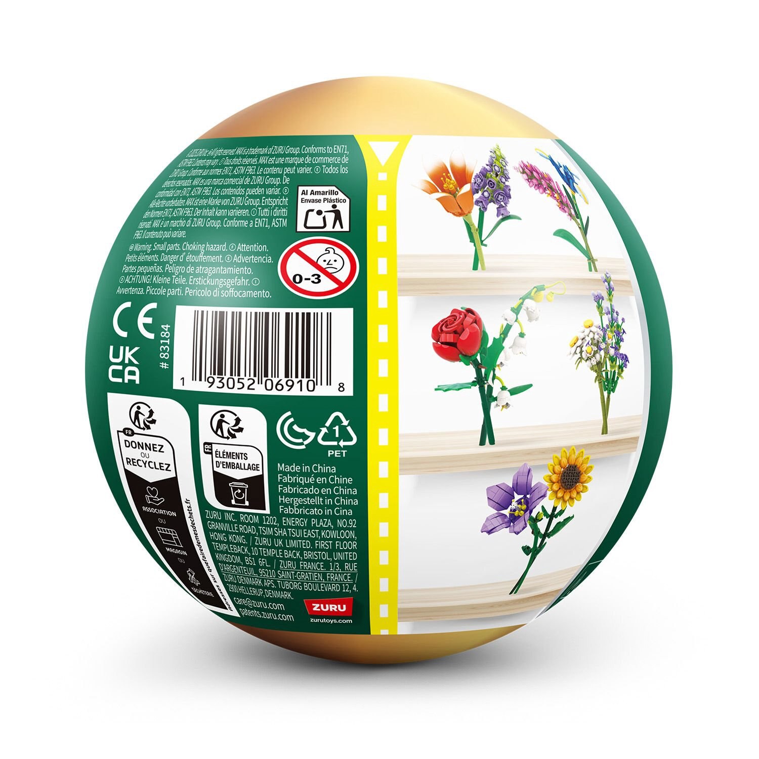 slide 2 of 7, ZURU Max Garden Long Flowers, 1 ct