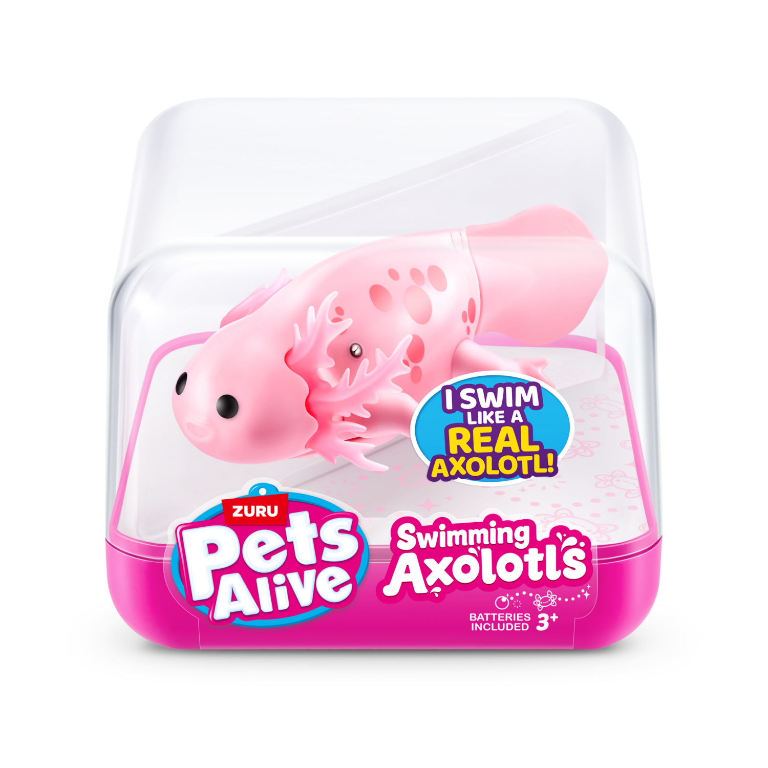 slide 5 of 5, ZURU Pets Alive Swimming Axolotls By ZURU, 1 ct
