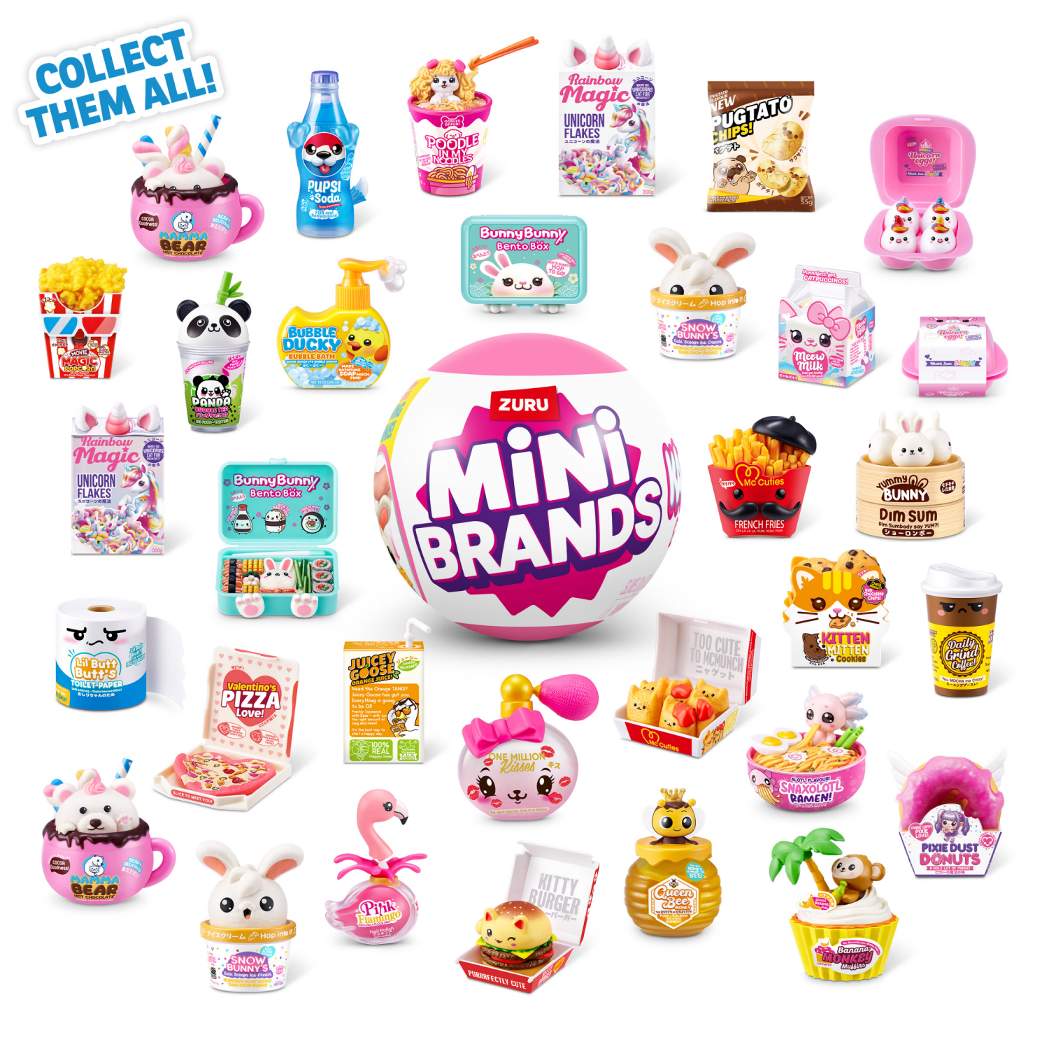 slide 3 of 5, Mini Brands Kawaii Capsule by ZURU, 1 ct