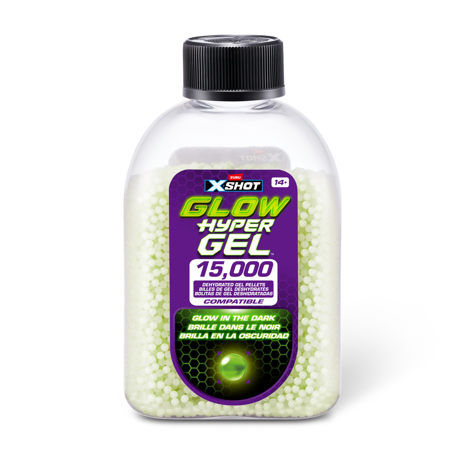 slide 5 of 8, X-Shot Glow-in-the-Dark Gellets, 1 ct