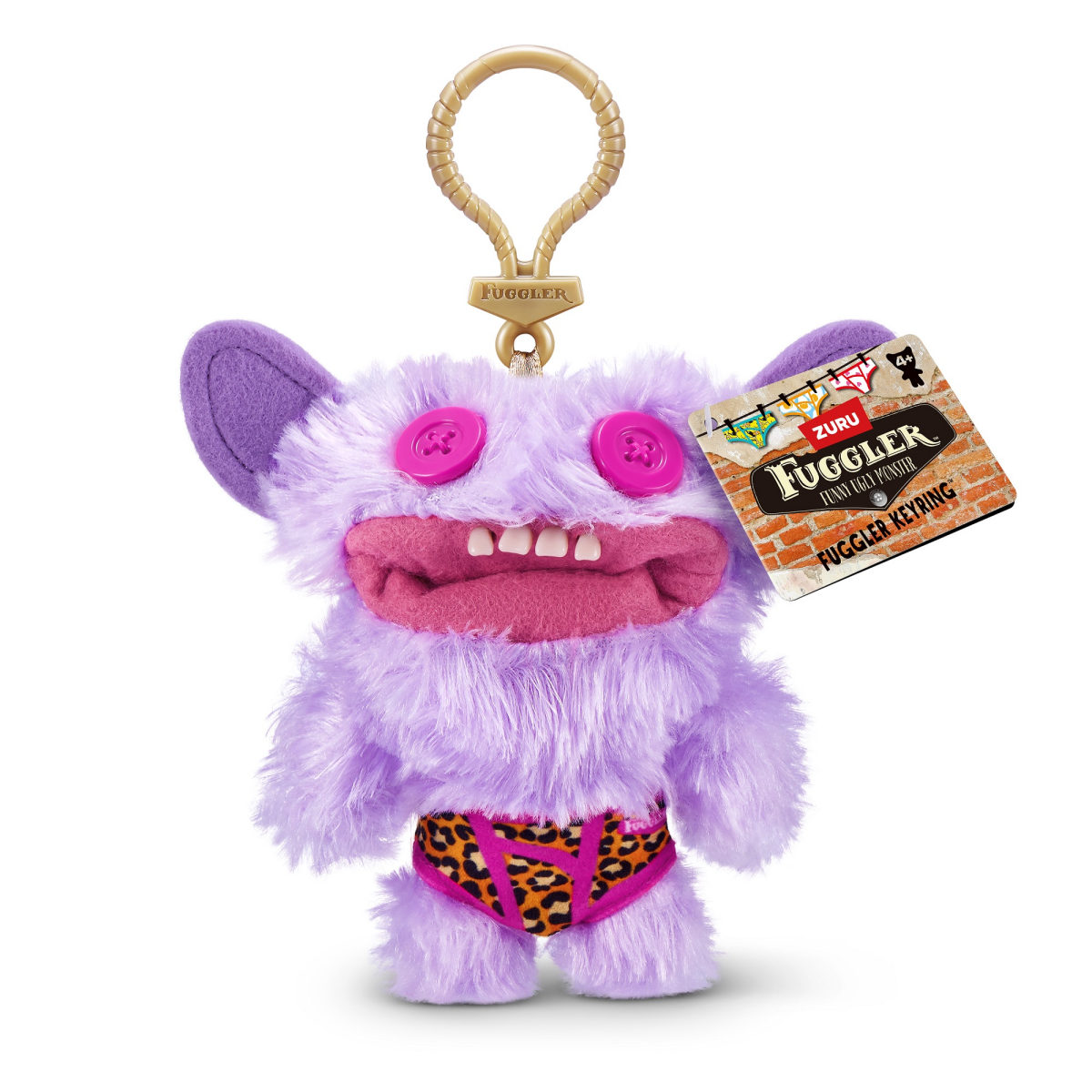slide 1 of 2, ZURU Fuggler Key Rings by ZURU, 1 ct