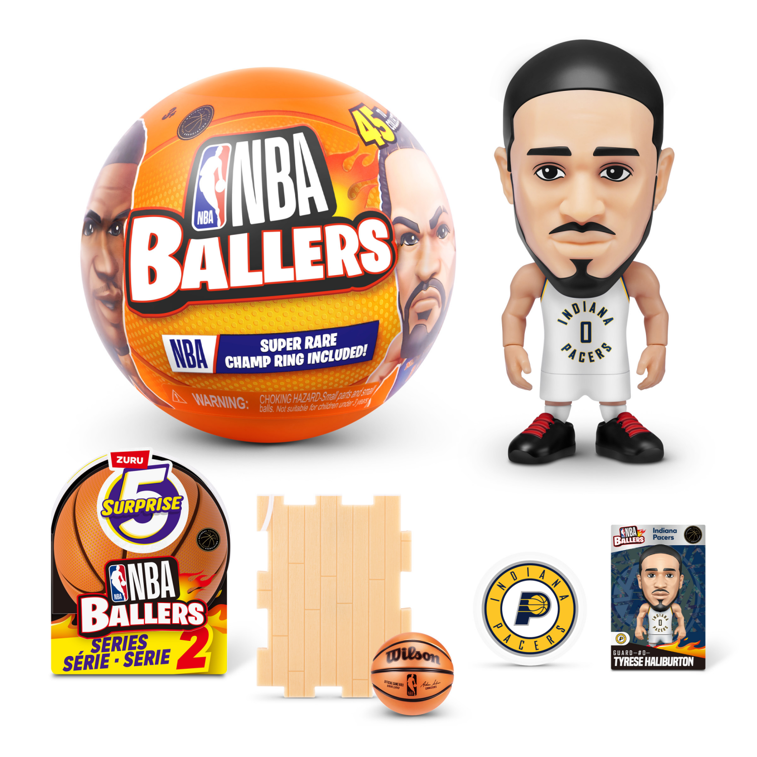 slide 6 of 8, 5 Surprise NBA Ballers Series Mini Figure, 1 ct