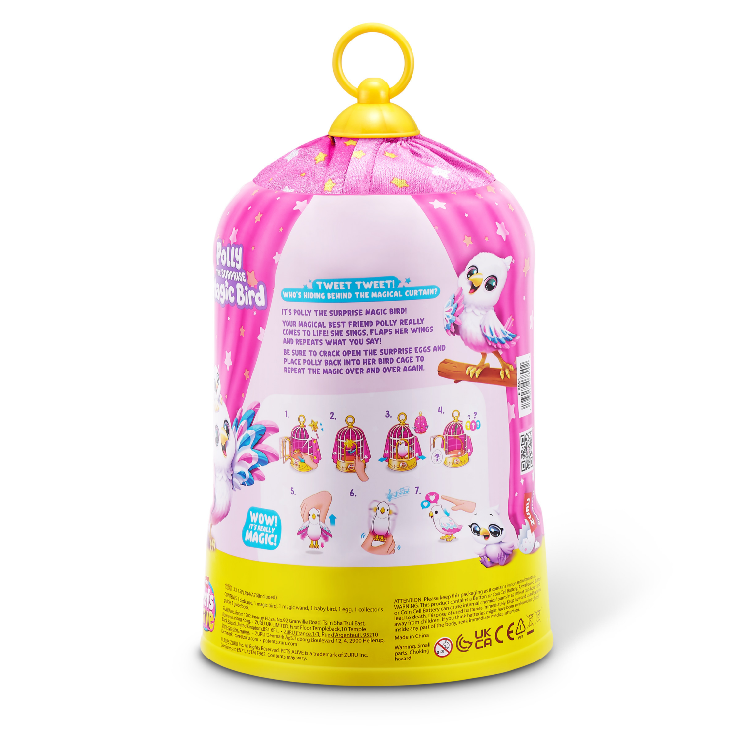 slide 2 of 8, ZURU Pets Alive Polly the Magic Bird by ZURU, 1 ct