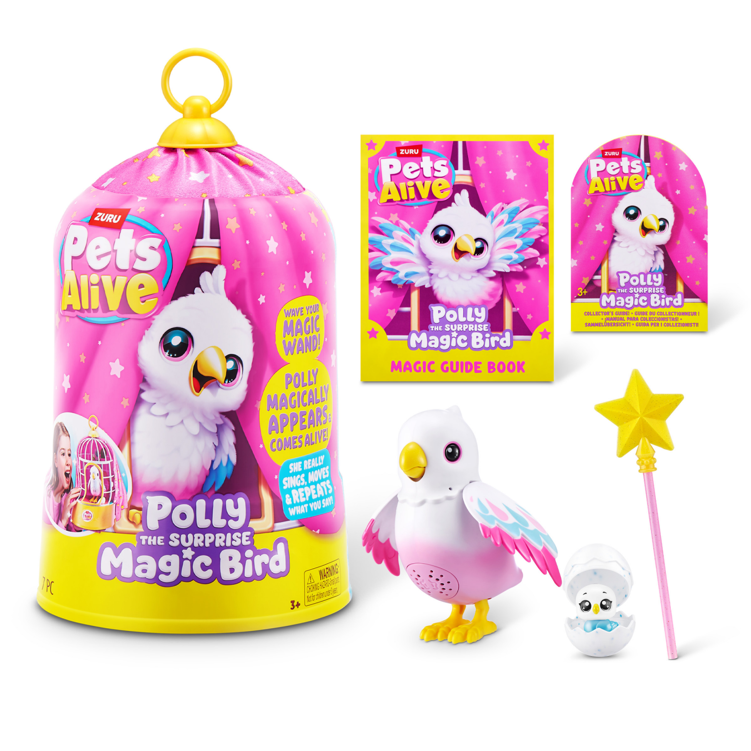 slide 1 of 8, ZURU Pets Alive Polly the Magic Bird by ZURU, 1 ct