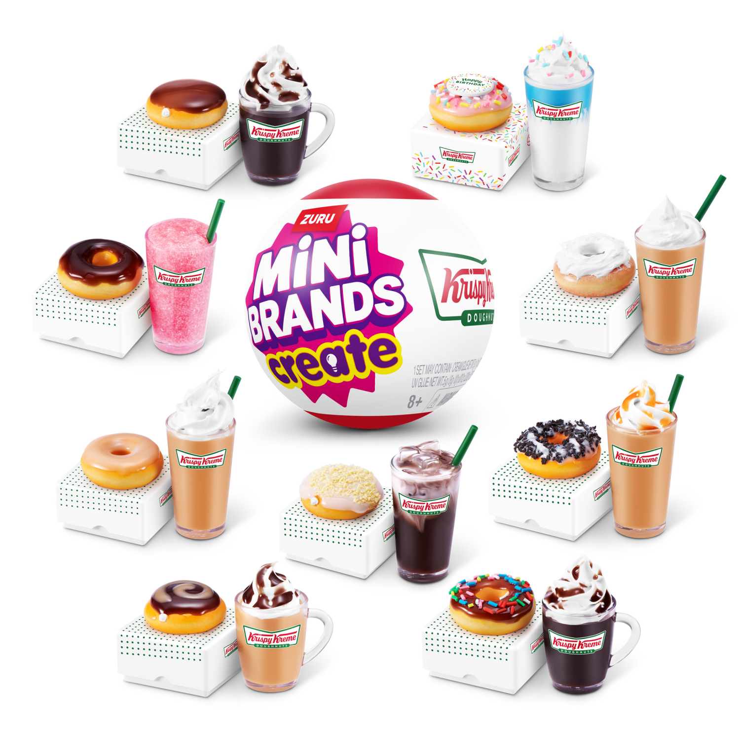 slide 6 of 8, ZURU Mini Brands Create Krispy Kreme Series 1 Capsule by ZURU, 1 capsule