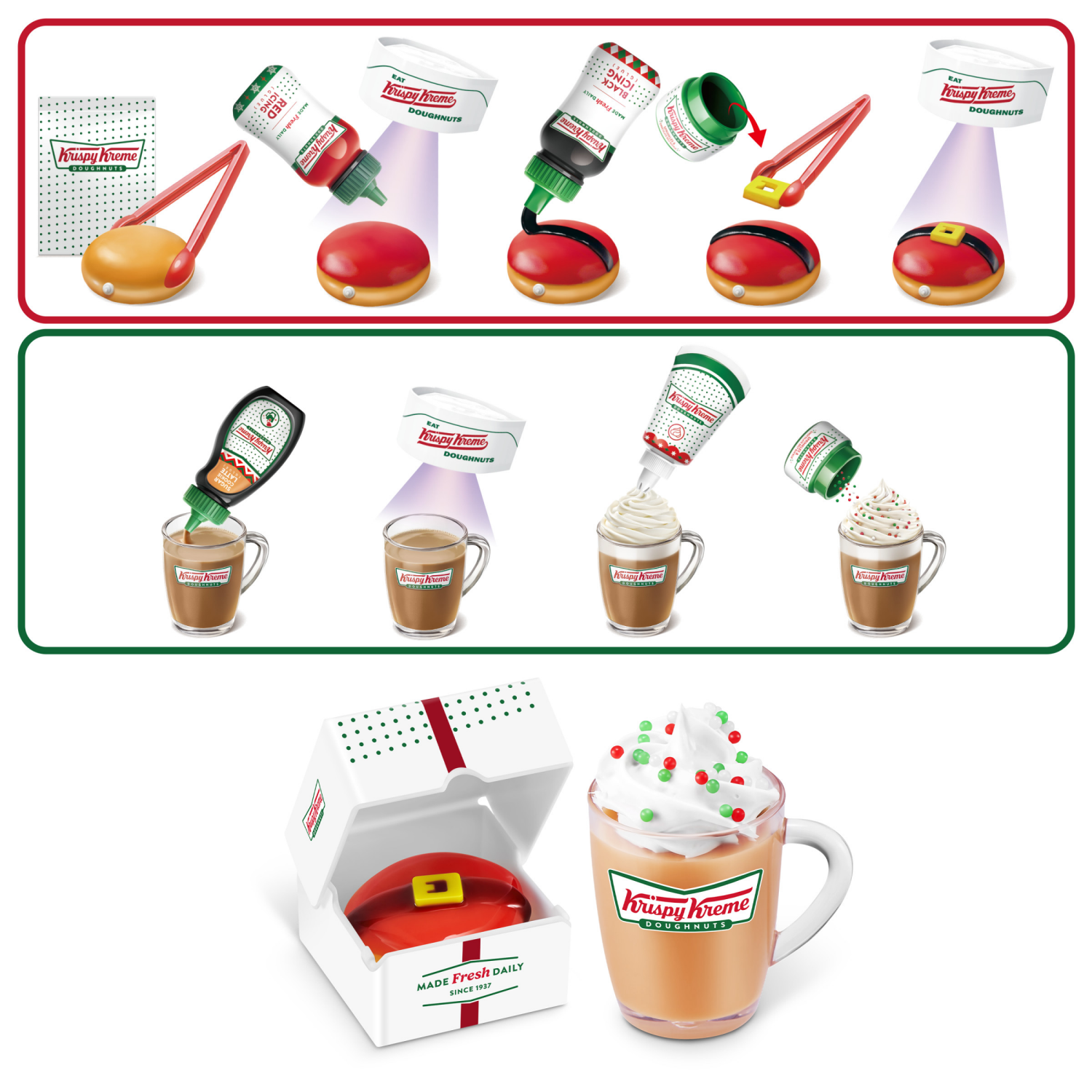 slide 8 of 8, Mini Brands Krispy Kreme Christmas Series 1, 1 ct