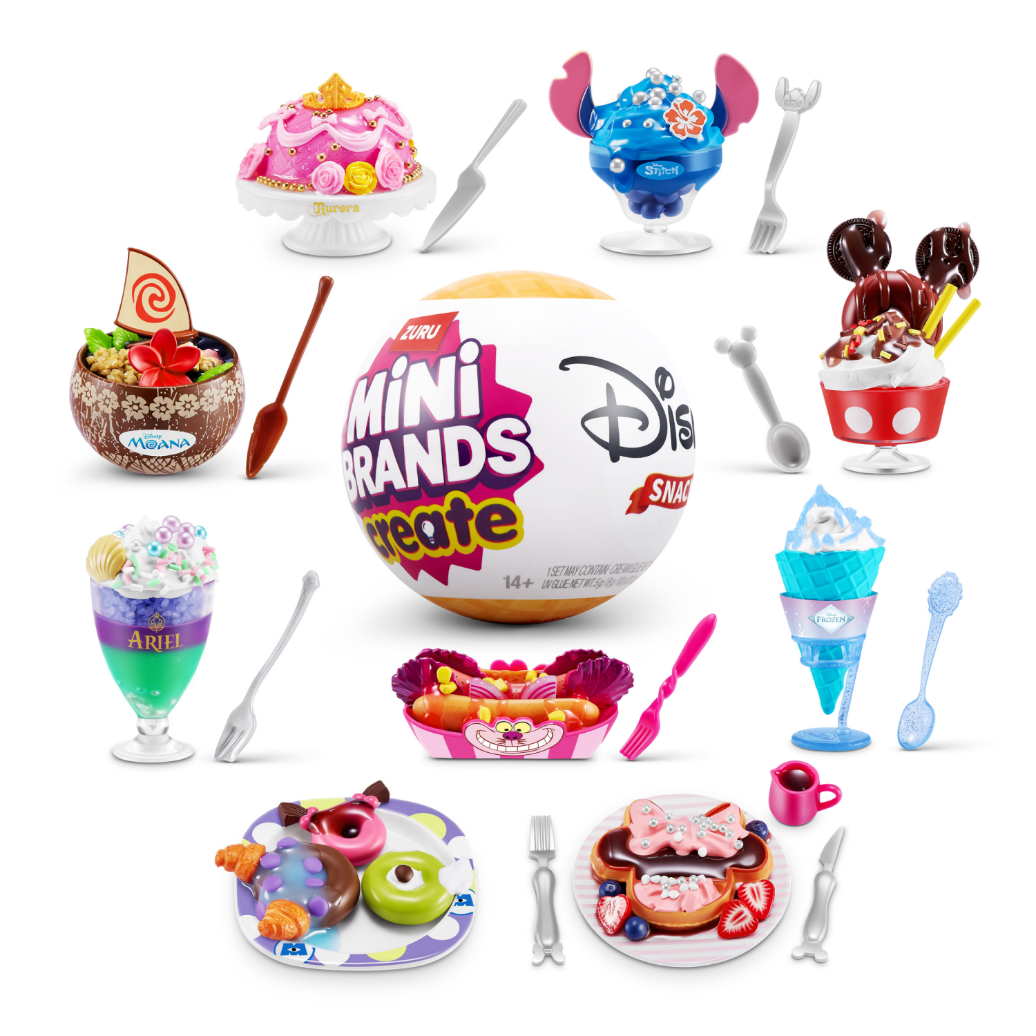 slide 8 of 8, ZURU Mini Brands Create Disney Snacks Series 1 Capsule by ZURU, 1 capsule