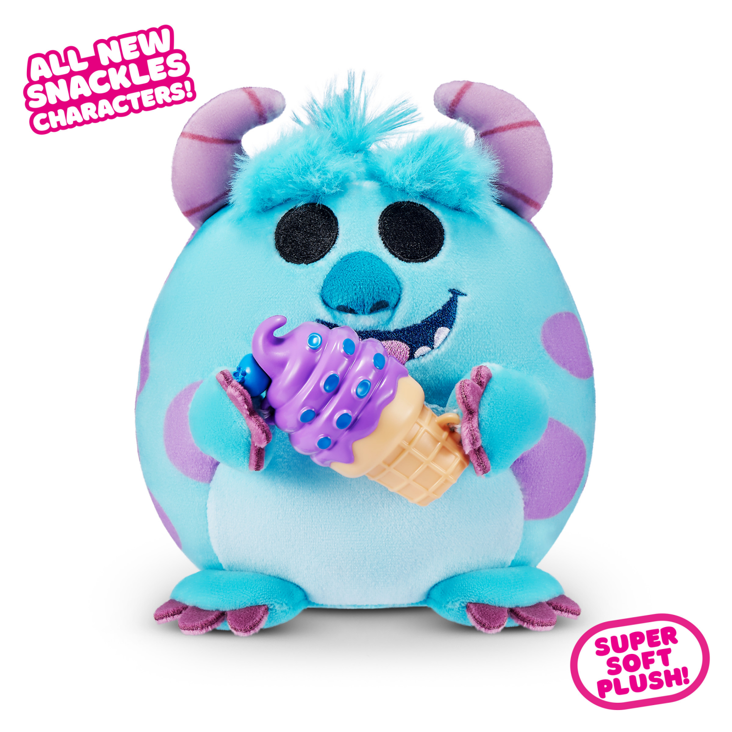 slide 7 of 7, ZURU Snackles Disney 5-inch Plush by ZURU, 1 ct