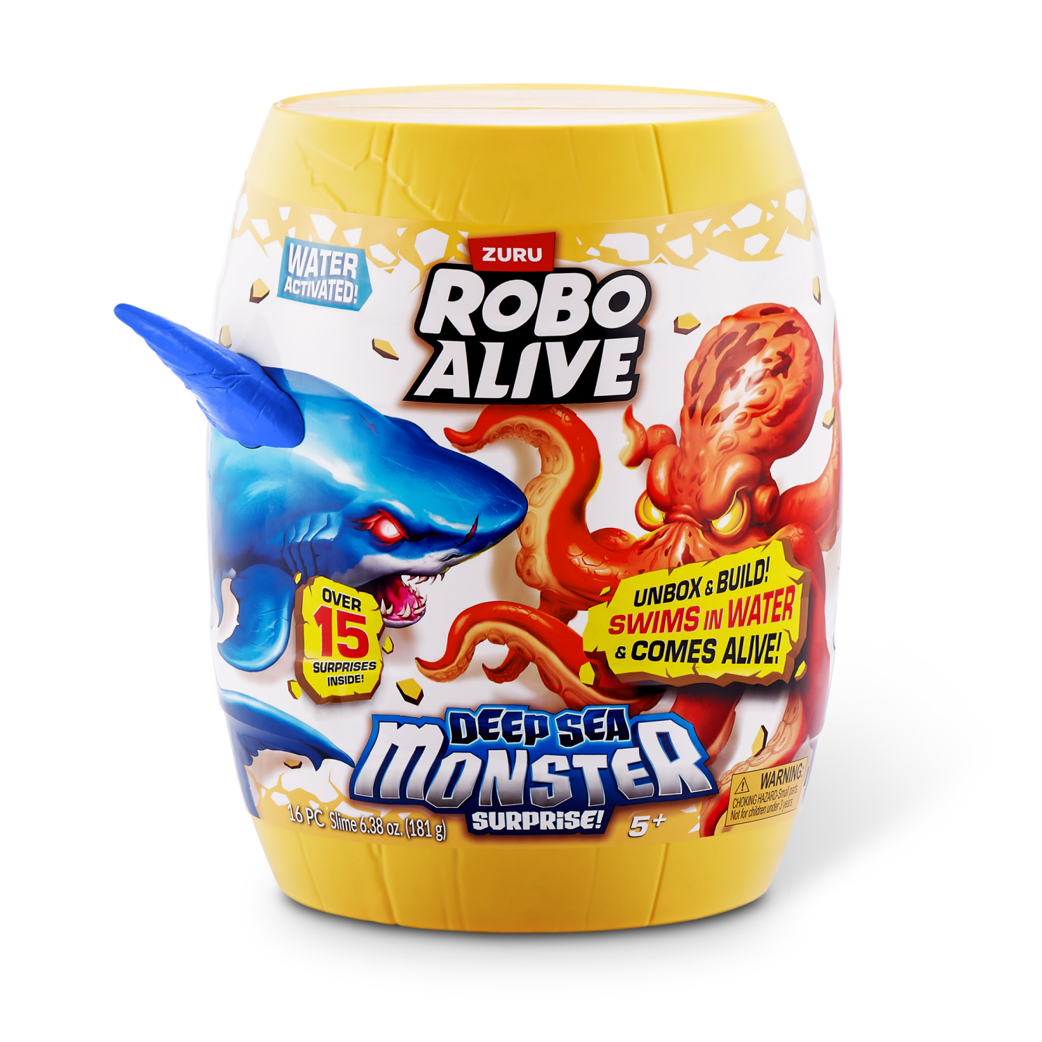 slide 5 of 8, Robo Alive Monsters of the Deep Animal Figure - 4pk, 4 ct