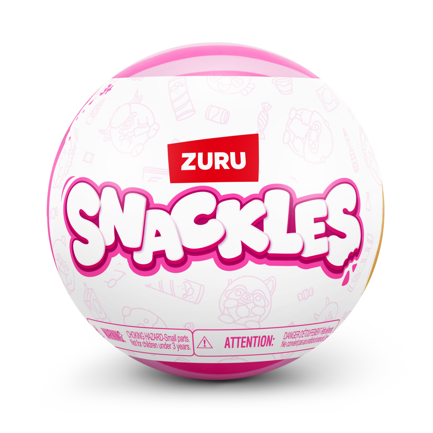 slide 5 of 7, ZURU Snackles Licensed Series 3 5-inch Plush by ZURU, 1 ct