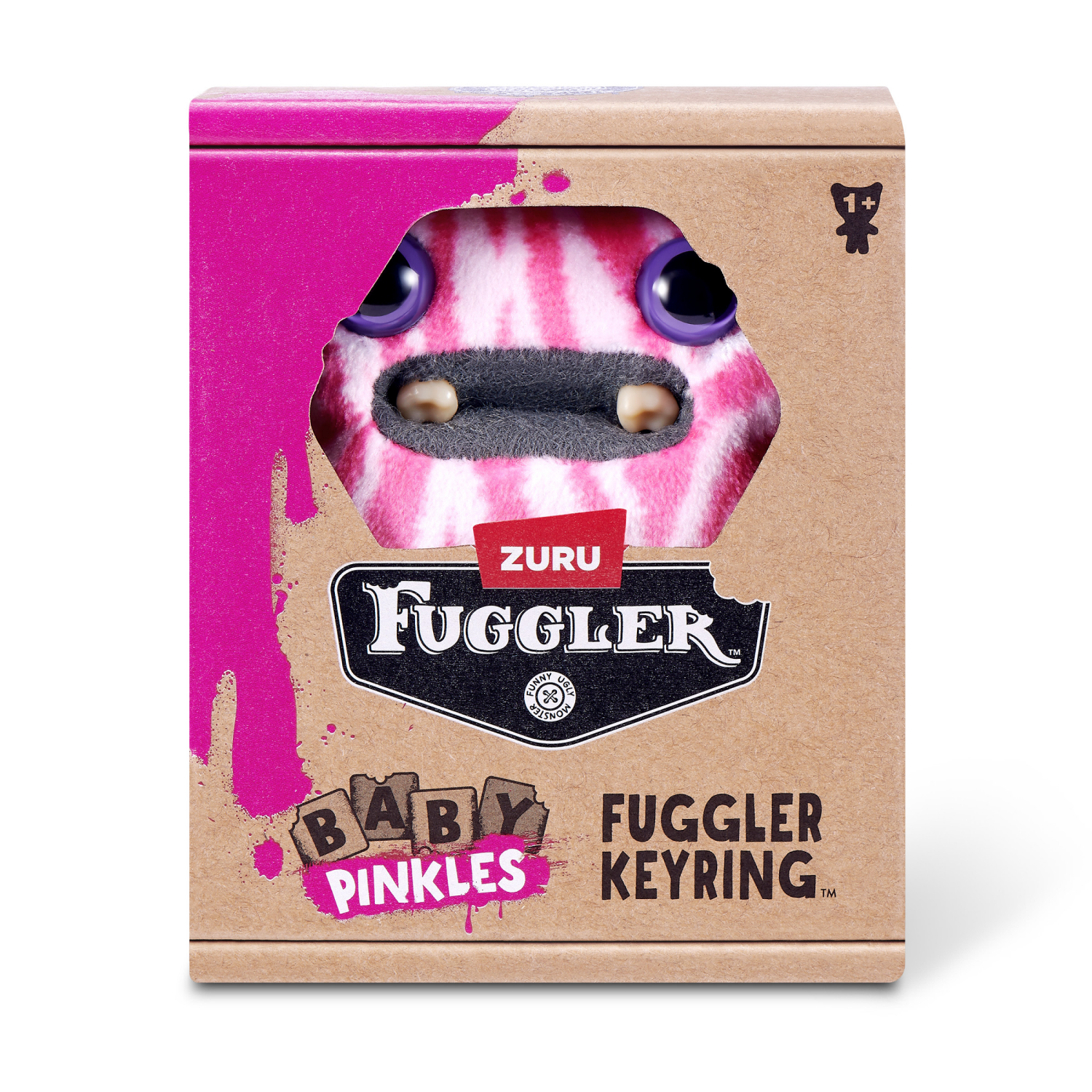 slide 4 of 6, ZURU Fuggler Baby Pinkles 3.5" Plush, 1 ct