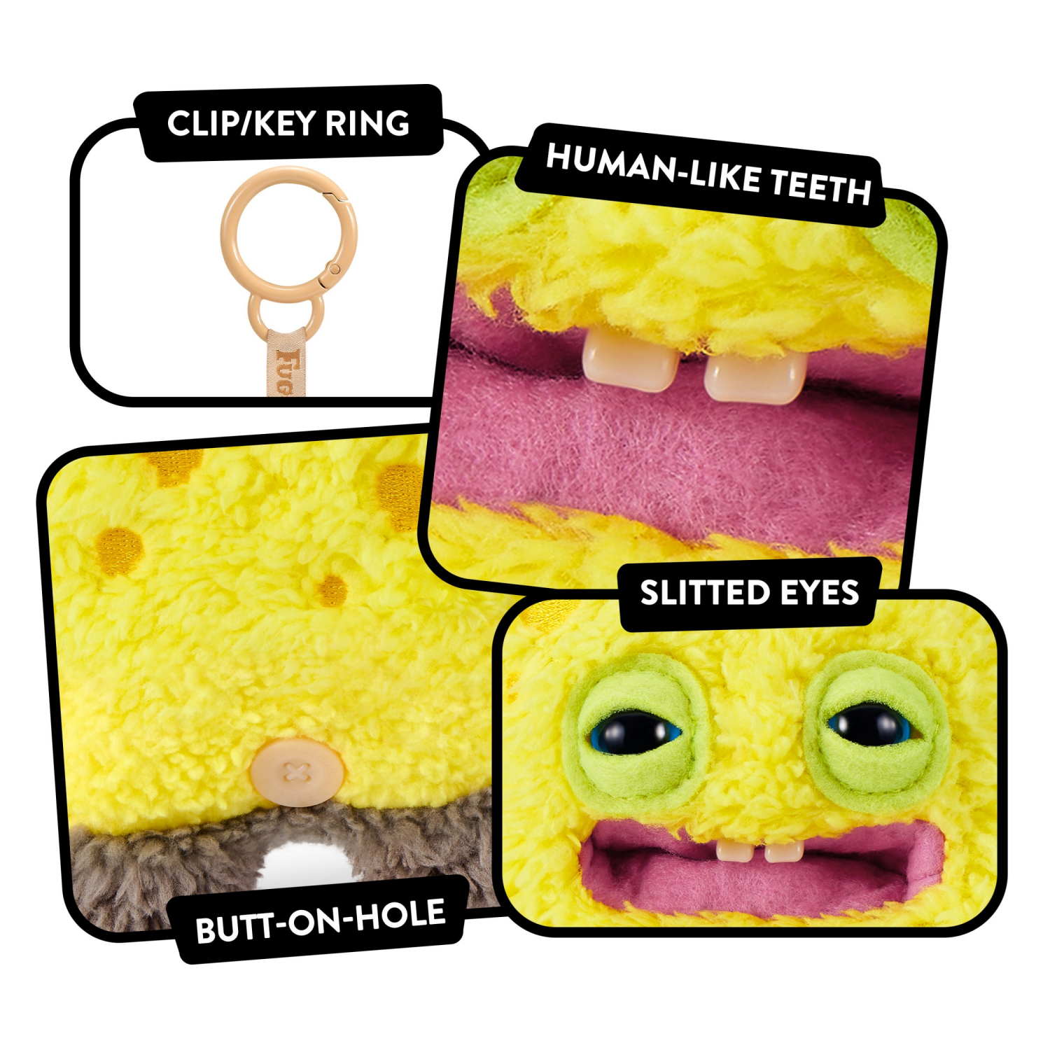 slide 3 of 6, Fuggler Spongebob 5-Inch Licensed Keyring Assortment By Zuru, 1 ct
