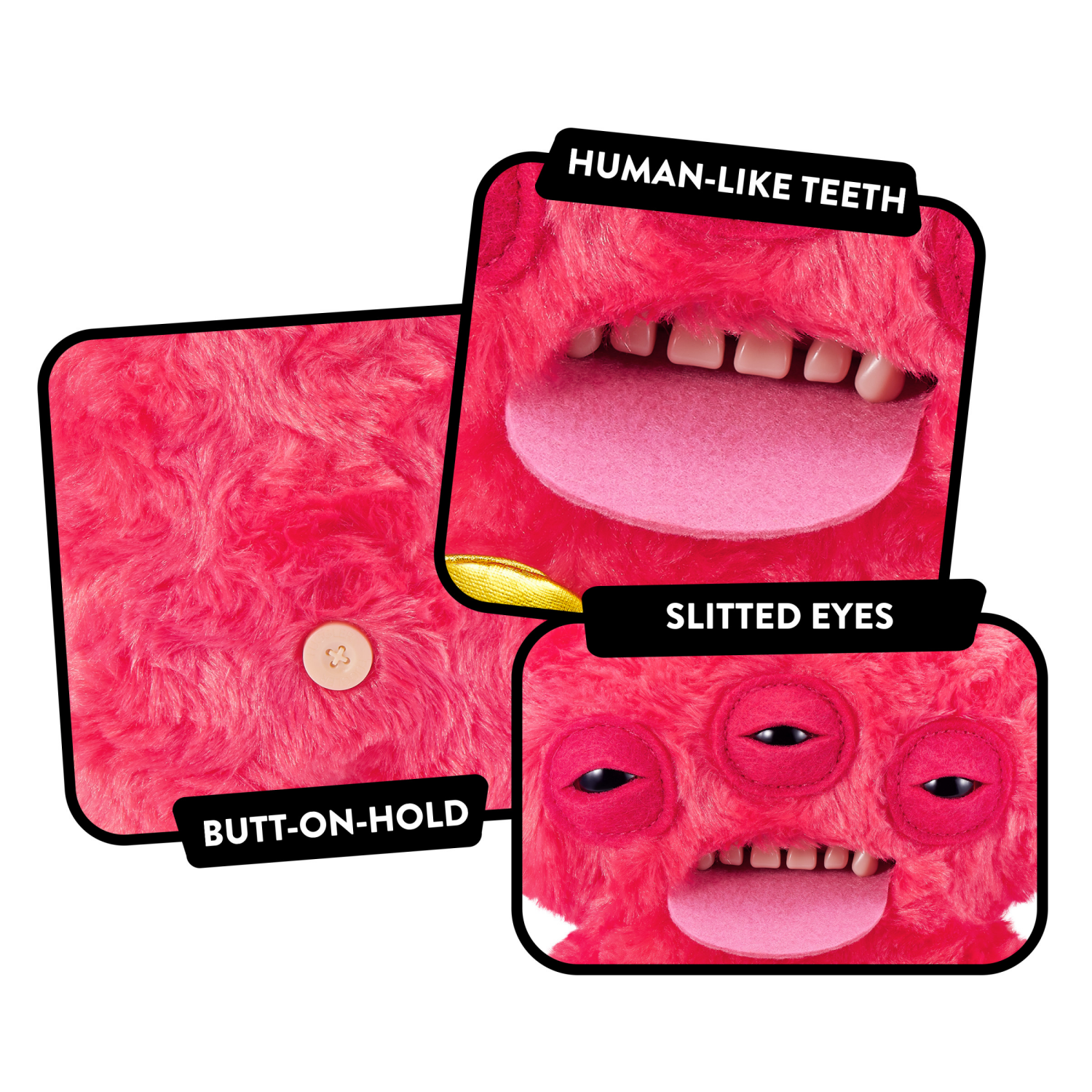 slide 3 of 6, ZURU Fuggler-Non Licensed Seasonal-Series 2-Love Fuggs Plush 9'', 1 ct