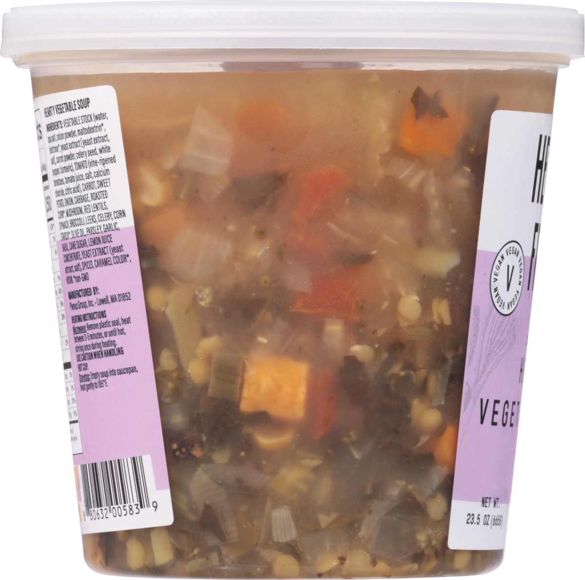 slide 3 of 9, Herban Fresh Hearty Vegetable Soup 23.5 oz, 23.5 oz
