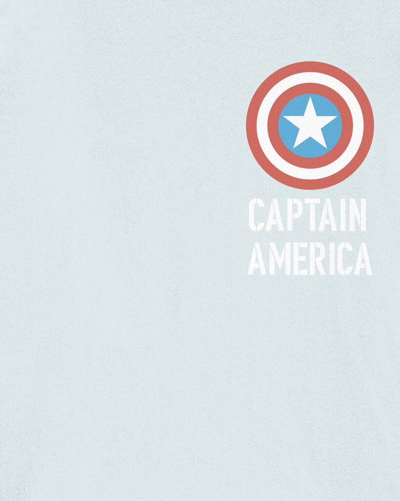 slide 3 of 3, Carter's Carters Kid Captain America Tee Multi 8, 1 ct
