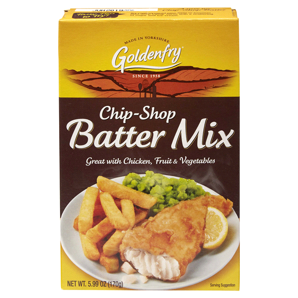 slide 1 of 1, Goldenfry Batter Mix Chip Shop, 6 oz