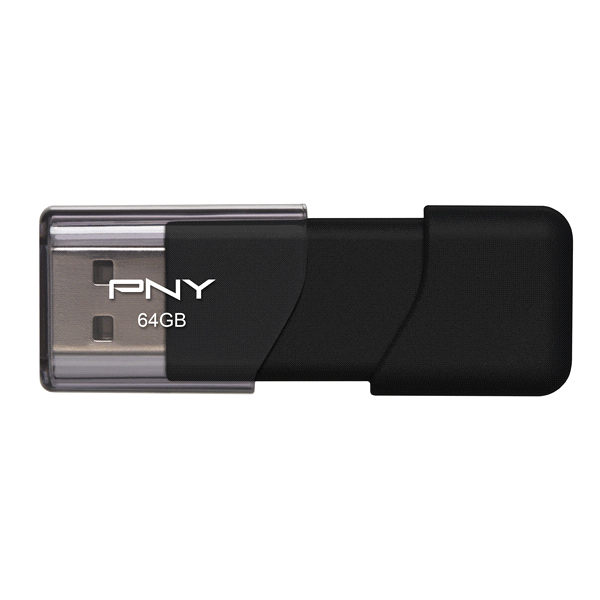 slide 1 of 1, PNY Turbo USB 3.0 Flash Drive, 64 GB