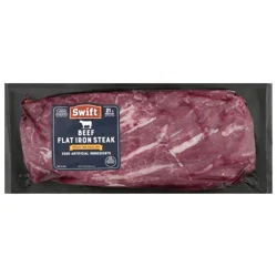 Swift USDA Choice Premium Beef Flat Iron Steak Fresh