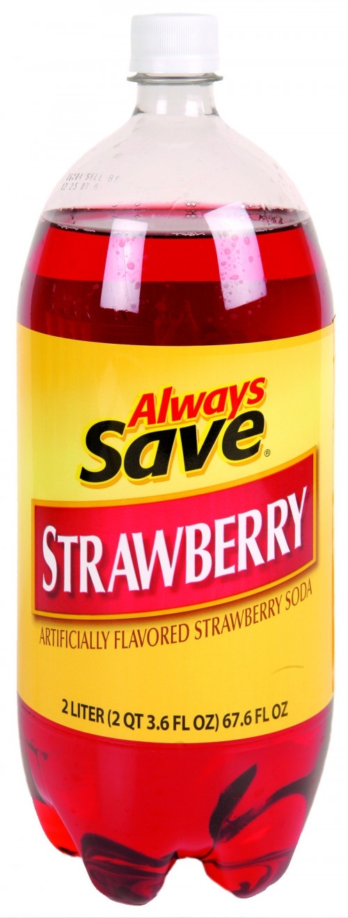 slide 1 of 1, Always Save Strawberry Soda, 67.6 oz