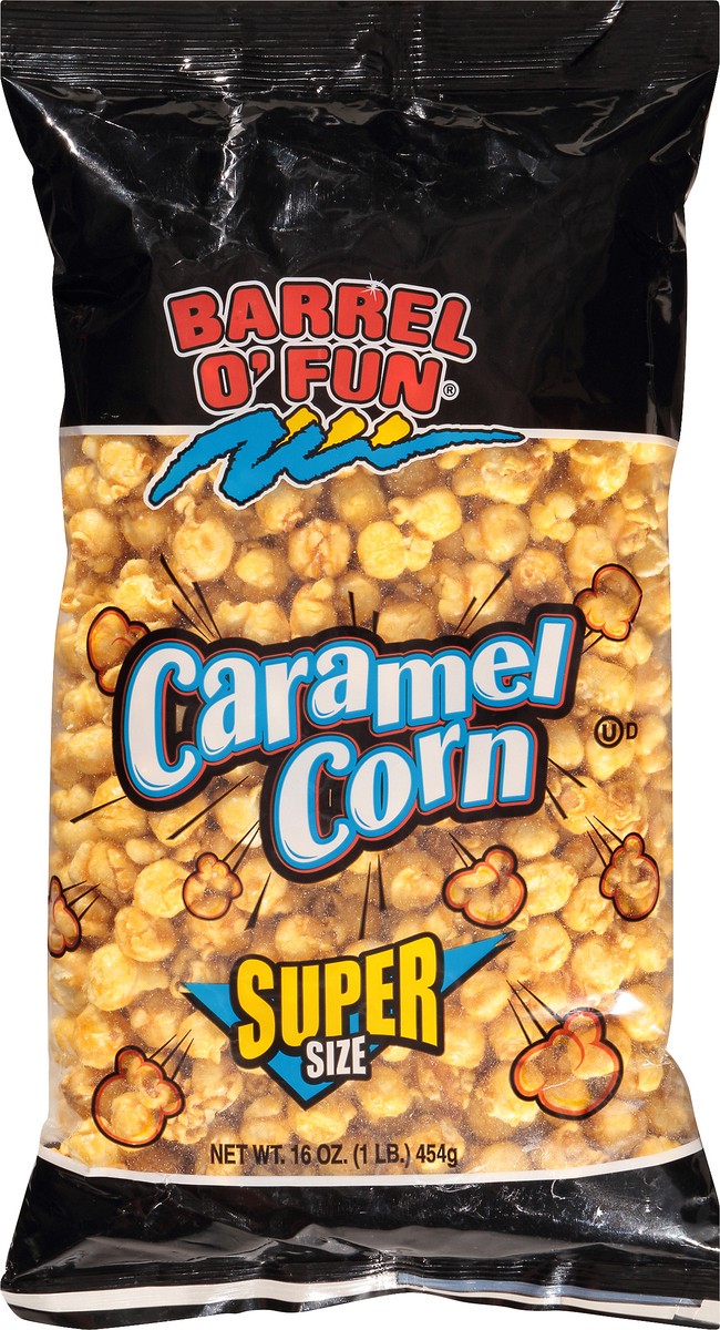 slide 2 of 9, Barrel O' Fun Caramel Corn, 16 oz