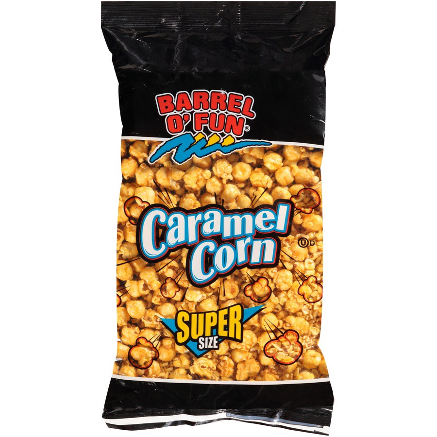 slide 1 of 9, Barrel O' Fun Caramel Corn, 16 oz