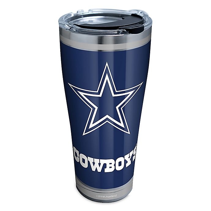 slide 1 of 1, Tervis NFL Dallas Cowboys Touchdown Stainless Steel Tumbler with Lid, 30 oz