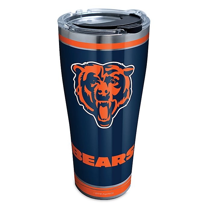slide 1 of 1, Tervis NFL Chicago Bears Touchdown Stainless Steel Tumbler with Lid, 30 oz
