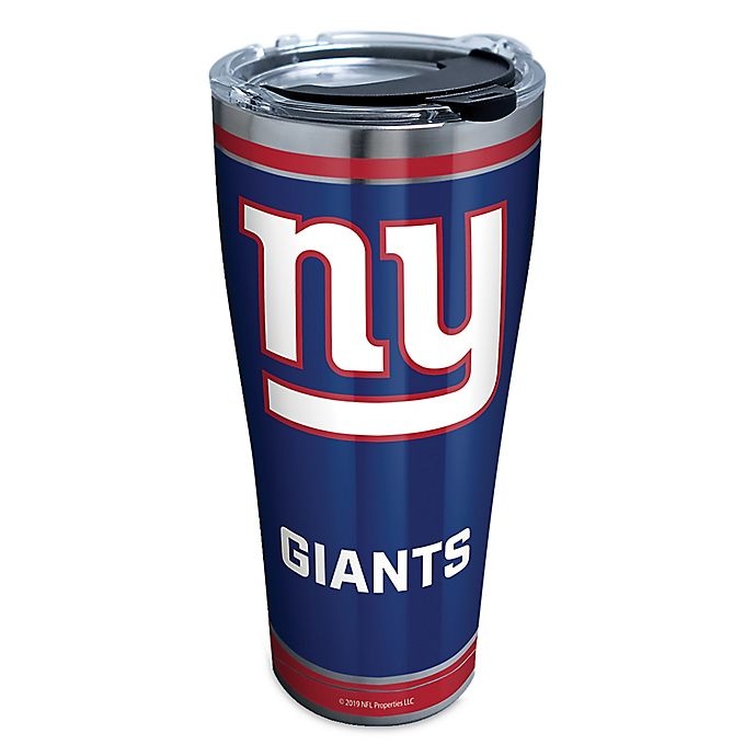 slide 1 of 1, Tervis NFL New York Giants Touchdown Stainless Steel Tumbler with Lid, 30 oz