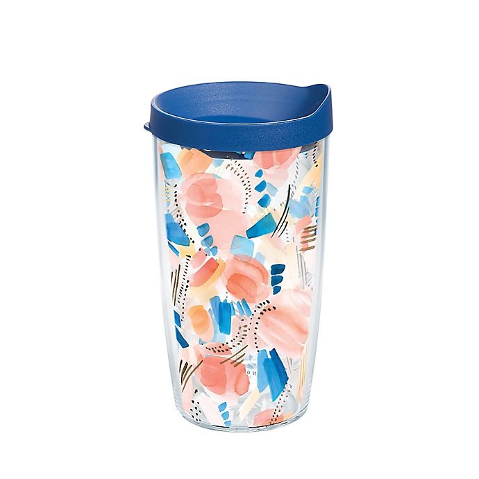 slide 1 of 1, Tervis Sand and Sea Wrap Tumbler with Lid, 16 oz