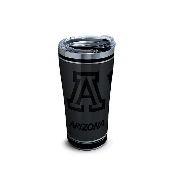 slide 1 of 1, NCAA Tervis University of Arizona Blackout Stainless Steel Tumbler with Lid, 20 oz