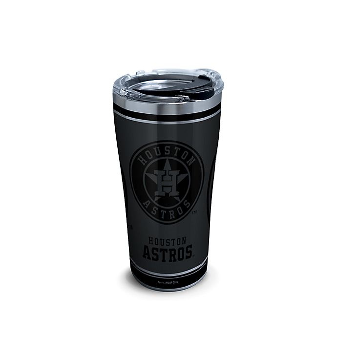 slide 1 of 1, Tervis MLB Houston Astros Blackout Stainless Steel Tumbler with Lid, 20 oz
